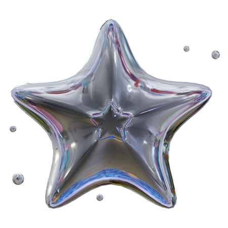 Starfish Bubble  3D Icon