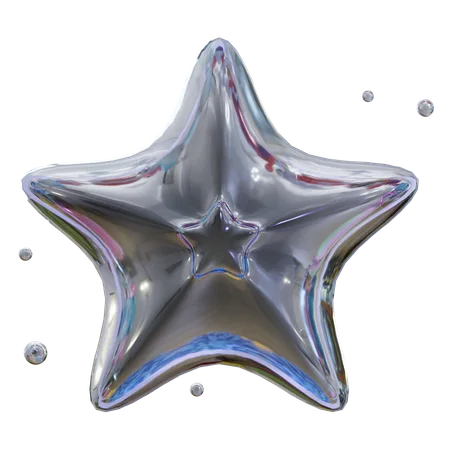 Starfish Bubble  3D Icon