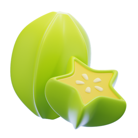 Starfruit  3D Icon