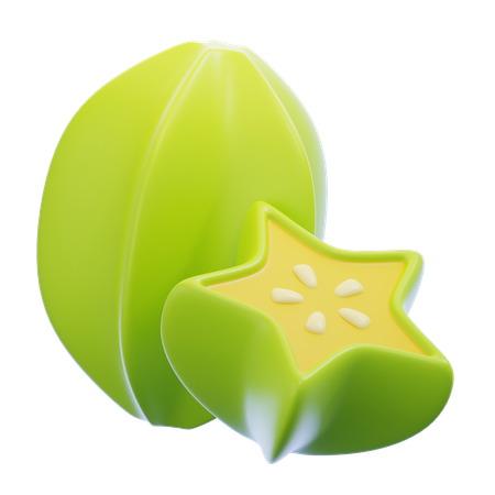 Starfruit  3D Icon