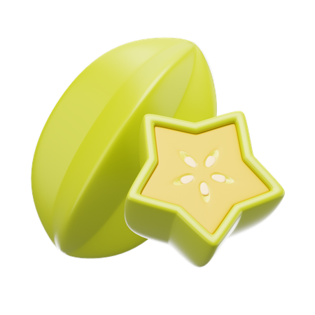 Starfruit  3D Icon