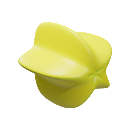 Starfruit  3D Illustration