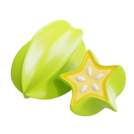 Starfruit 3D Icon