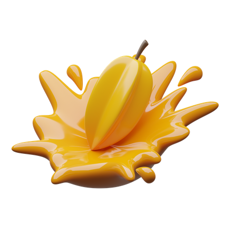 Starfruit juice  3D Icon