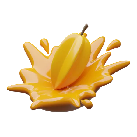 Starfruit juice  3D Icon