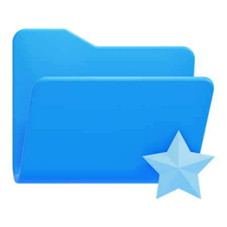 Starred Folder  3D Icon