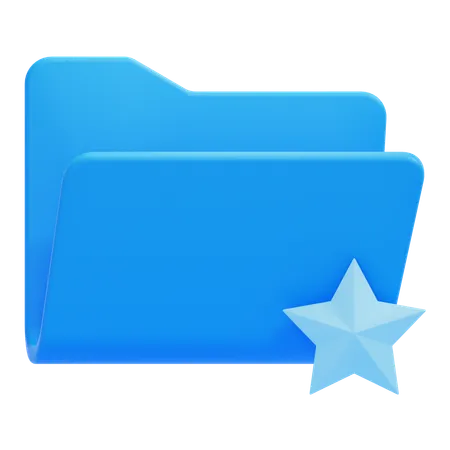 Starred Folder  3D Icon