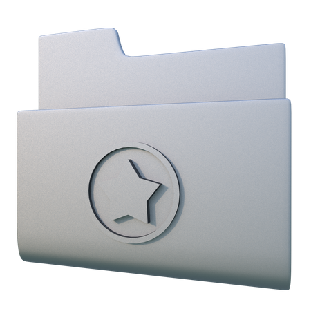 Starred Folder  3D Icon
