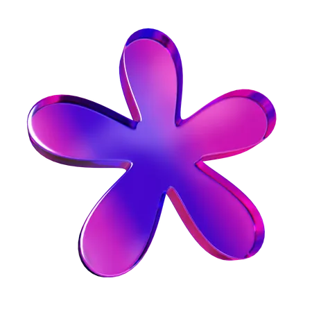 Starry Flower  3D Icon