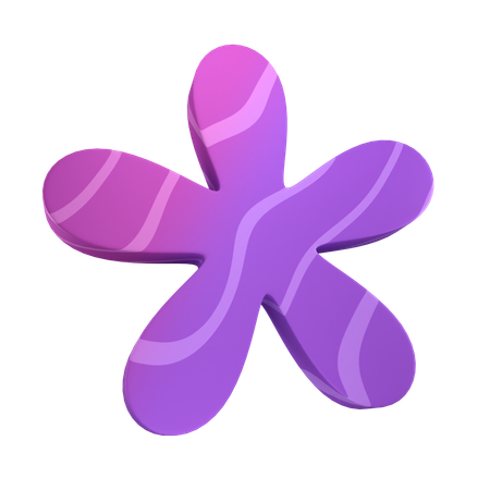 Starry Flower  3D Icon