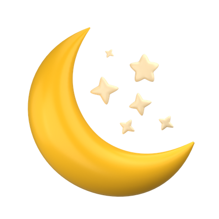 Starry Night  3D Icon