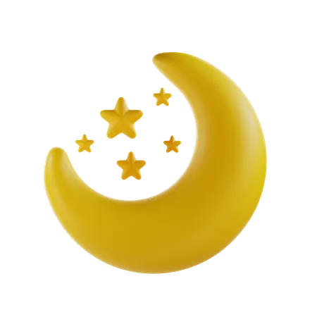 Starry Night  3D Icon