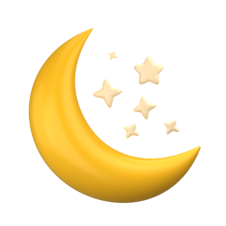 Starry Night  3D Icon