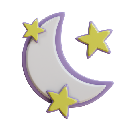 Starry Night  3D Icon