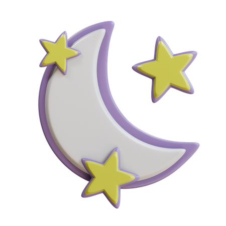 Starry Night  3D Icon