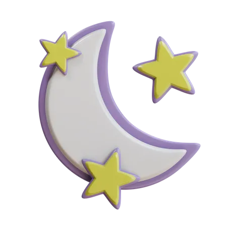 Starry Night  3D Icon