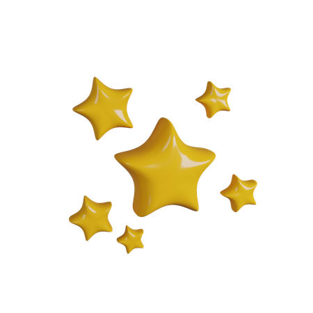 Stars  3D Icon
