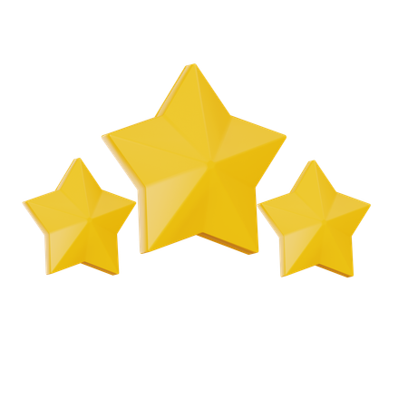 Stars  3D Icon