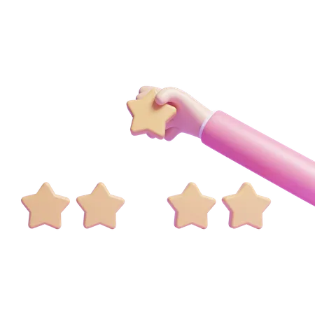 Stars  3D Icon