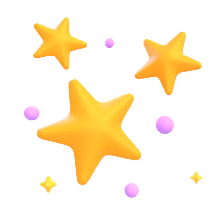 Stars  3D Icon