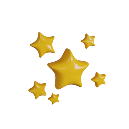 Stars  3D Icon