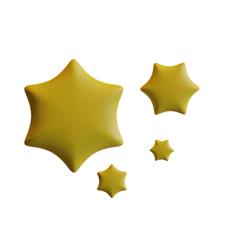 Stars  3D Icon