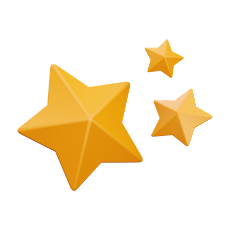 Stars  3D Icon