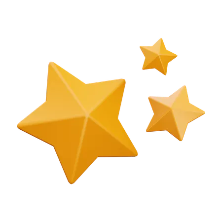 Stars  3D Icon