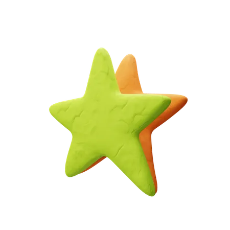 Stars  3D Icon