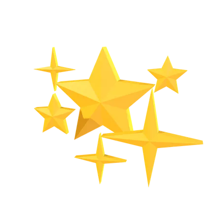 Stars  3D Icon