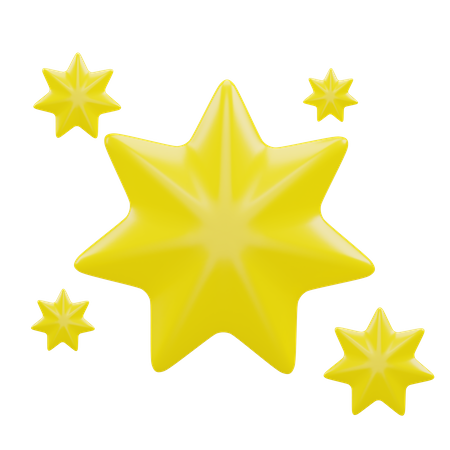 Stars  3D Icon