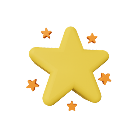 Stars  3D Icon