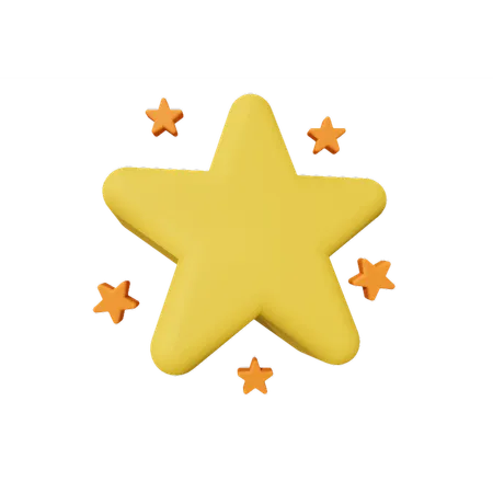 Stars  3D Icon