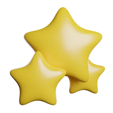 Stars  3D Icon