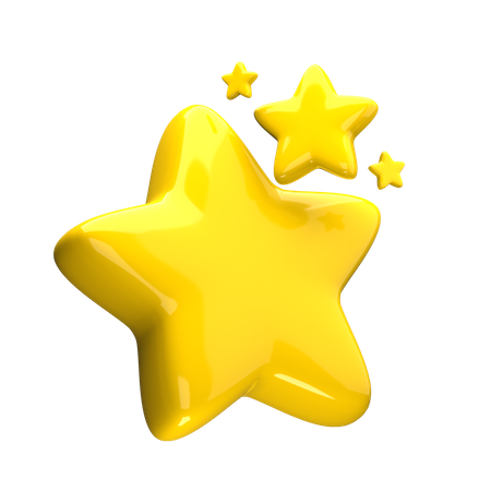 Stars  3D Icon