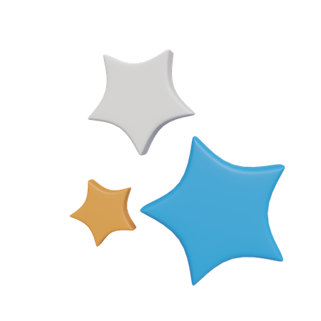 Stars  3D Icon