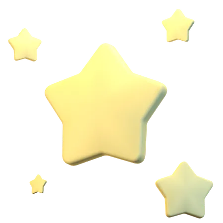 Stars  3D Icon