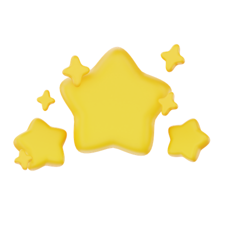 Stars  3D Icon