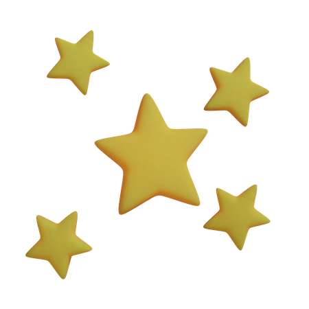 Stars  3D Illustration