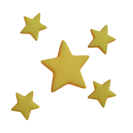 Stars  3D Illustration