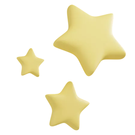 Stars  3D Illustration