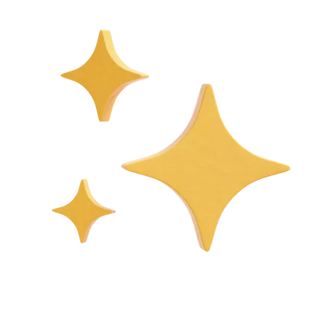 Stars  3D Logo