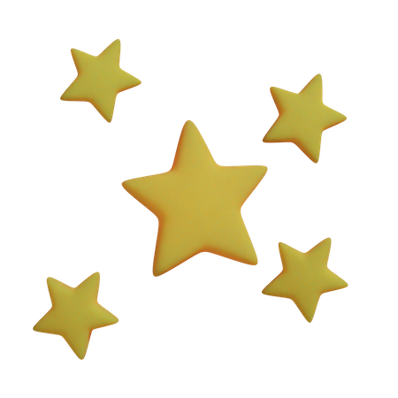 Stars 3D Illustration