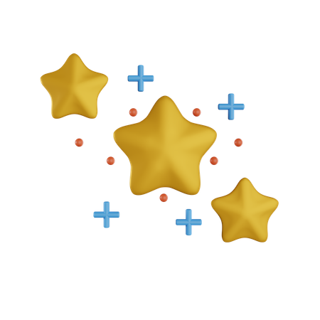Stars  3D Illustration