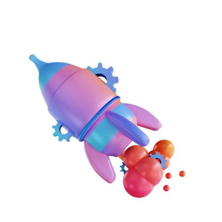 Start-up  3D Illustration