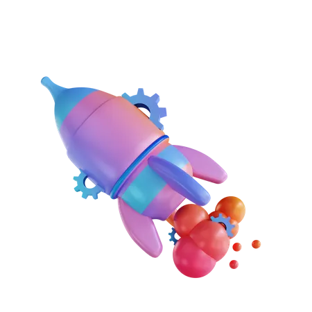 Start-up  3D Illustration