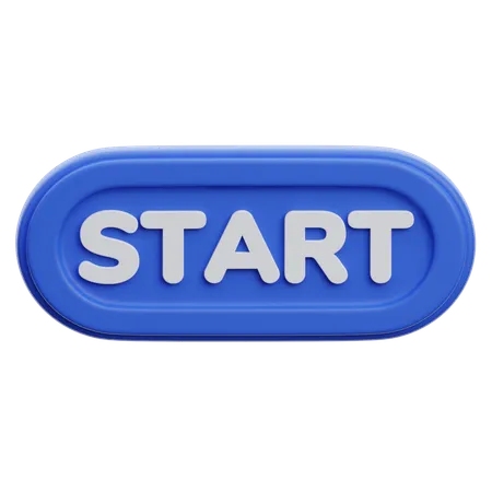 Start Button  3D Icon