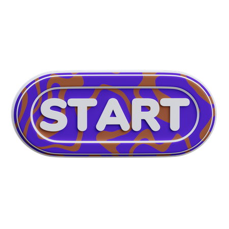 Start Button  3D Icon