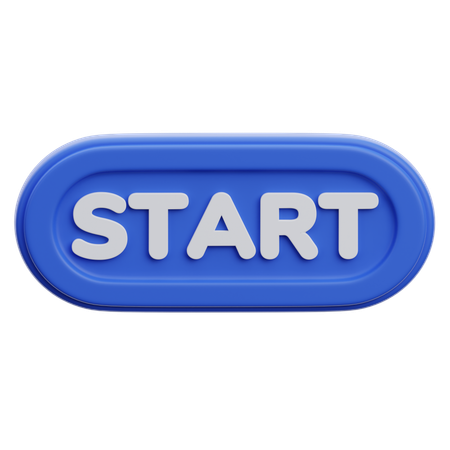 Start Button  3D Icon