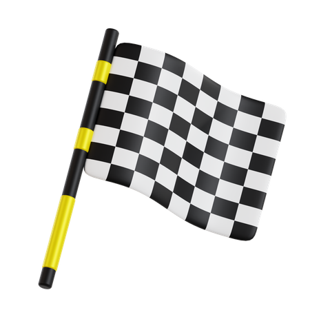 Start Flag  3D Icon